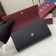 Replica Portafoglio Gucci GG Marmont bicolore con cerniera 456117 nero Imitazioni Outlet Premio