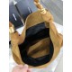 Replica Borsa a tracolla Amalia YSL Saint Laurent scamosciata decorata marrone Imitazioni Outlet Premio