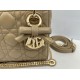 Replica Borse Dior Mini Lady Dior agnello cannage Arco biscotto caldo Imitazioni Outlet Premio