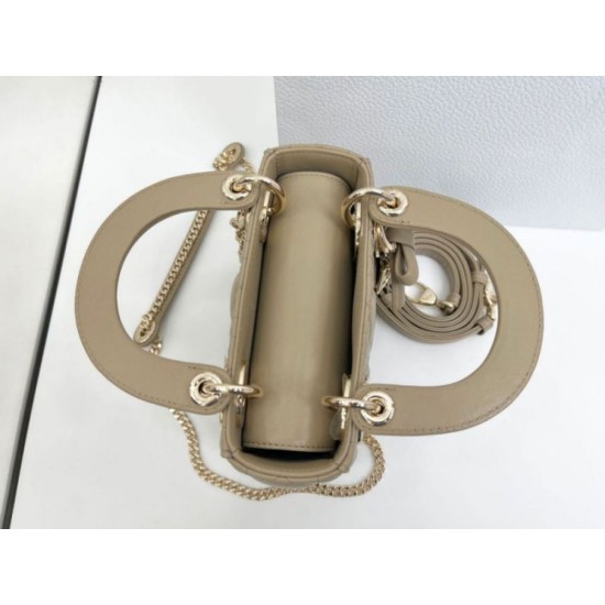 Replica Borse Dior Mini Lady Dior agnello cannage Arco biscotto caldo Imitazioni Outlet Premio
