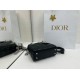 Replica Borsa Dior Mini Lady Dior Arco con ciondoli D.I.O.R  neri hardware argento Imitazioni Outlet Premio