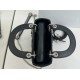 Replica Borsa Dior Mini Lady Dior Arco con ciondoli D.I.O.R  neri hardware argento Imitazioni Outlet Premio