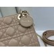 Replica Borse Dior Mini Lady Dior Arco con ciondoli D.I.O.R  Beige Imitazioni Outlet Premio