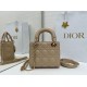 Replica Borse Dior Mini Lady Dior Arco con ciondoli D.I.O.R  Beige Imitazioni Outlet Premio