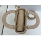 Replica Borse Dior Mini Lady Dior Arco con ciondoli D.I.O.R  Beige Imitazioni Outlet Premio