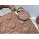 Replica Borse Dior Mini Lady Dior Arco con ciondoli D.I.O.R  Rosa cipria Imitazioni Outlet Premio