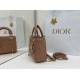 Replica Borse Dior Mini Lady Dior Arco con ciondoli D.I.O.R  Rosa cipria Imitazioni Outlet Premio