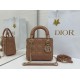 Replica Borse Dior Mini Lady Dior Arco con ciondoli D.I.O.R  Rosa cipria Imitazioni Outlet Premio