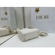 Replica Borse Dior Mini Lady Dior Arco con ciondoli D.I.O.R  bianco hardware dorato Imitazioni Outlet Premio