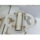 Replica Borse Dior Mini Lady Dior Arco con ciondoli D.I.O.R  bianco hardware dorato Imitazioni Outlet Premio