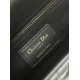 Replica Borsa Dior piccola Lady Dior My ABCDior con ciondolo D.I.O.R agnello cannage Nero Imitazioni Outlet Premio