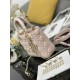 Replica Borsa Dior piccola Lady Dior My ABCDior con ciondolo D.I.O.R agnello cannage Rosa Imitazioni Outlet Premio