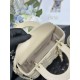 Replica Borsa Dior piccola Lady Dior My ABCDior con ciondolo D.I.O.R agnello cannage Albicocca Imitazioni Outlet Premio