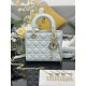Replica Borsa Dior piccola Lady Dior My ABCDior con ciondolo D.I.O.R agnello cannage blu Imitazioni Outlet Premio