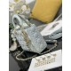 Replica Borsa Dior piccola Lady Dior My ABCDior con ciondolo D.I.O.R agnello cannage blu Imitazioni Outlet Premio