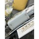 Replica Borsa Dior piccola Lady Dior My ABCDior con ciondolo D.I.O.R agnello cannage blu Imitazioni Outlet Premio