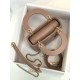 Replica Borsa Mini Lady Dior con cuciture cannage rosa Imitazioni Outlet Premio