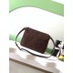 Falso superiore Borsa hobo Chanel 26c AS5886 scamosciata trapuntata marrone Imitazioni Outlet