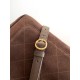 Falso superiore Borsa hobo Chanel 26c AS5886 scamosciata trapuntata marrone Imitazioni Outlet