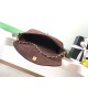 Falso superiore Borsa hobo Chanel 26c AS5886 scamosciata trapuntata marrone Imitazioni Outlet