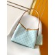 Falso superiore Borsa Louis Vuitton Carryall PM/MM M27532 M27948 Altro Blu Tela Imitazioni Outlet