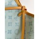 Falso superiore Borsa Louis Vuitton Carryall PM/MM M27532 M27948 Altro Blu Tela Imitazioni Outlet