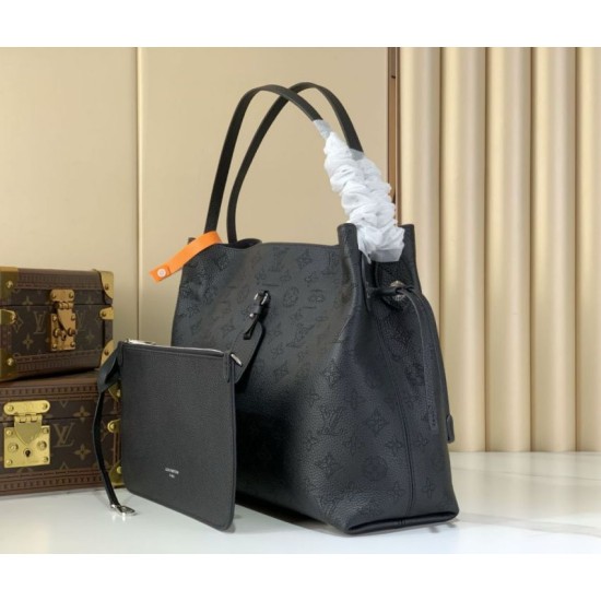 Falso superiore Borsa tote Louis Vuitton Mahina Boundless M13180 M13179 Nero Imitazioni Outlet