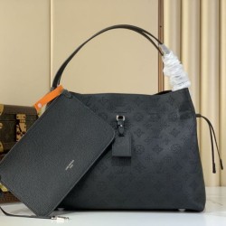Falso superiore Borsa tote Louis Vuitton Mahina Boundless M13180 M13179 Nero Imitazioni Outlet