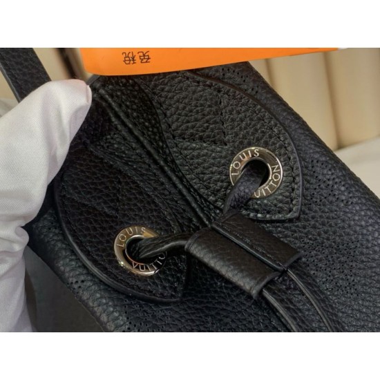 Falso superiore Borsa tote Louis Vuitton Mahina Boundless M13180 M13179 Nero Imitazioni Outlet
