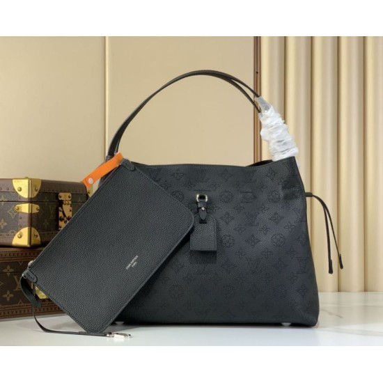 Falso superiore Borsa tote Louis Vuitton Mahina Boundless M13180 M13179 Nero Imitazioni Outlet