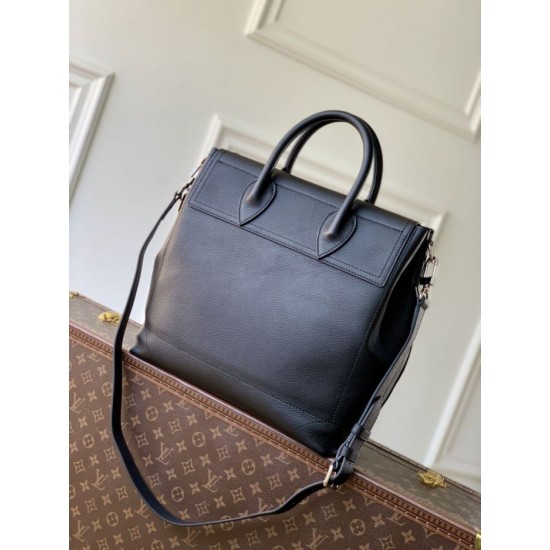 Falso superiore Borsa Louis Vuitton Steamer 30 vitello LV Touch M27061 nera  Imitazioni Outlet
