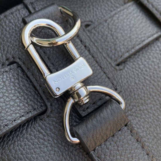 Falso superiore Borsa Louis Vuitton Steamer 30 vitello LV Touch M27061 nera  Imitazioni Outlet