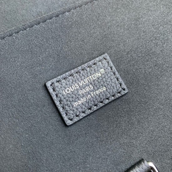 Falso superiore Borsa Louis Vuitton Steamer 30 vitello LV Touch M27061 nera  Imitazioni Outlet