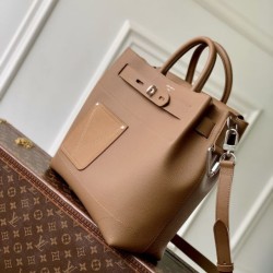 Falso superiore Borsa Louis Vuitton Steamer 30 vitello LV Touch M26758 Marrone  Imitazioni Outlet
