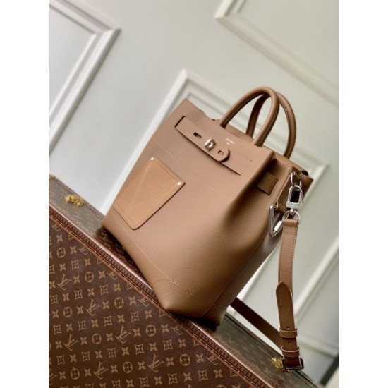 Falso superiore Borsa Louis Vuitton Steamer 30 vitello LV Touch M26758 Marrone  Imitazioni Outlet