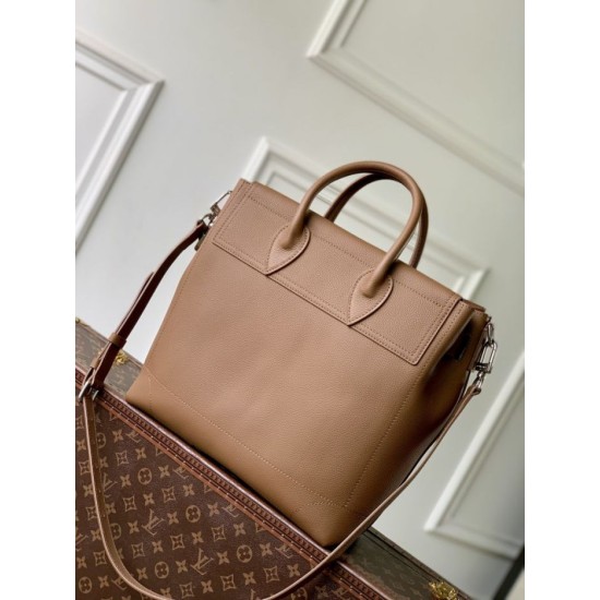 Falso superiore Borsa Louis Vuitton Steamer 30 vitello LV Touch M26758 Marrone  Imitazioni Outlet