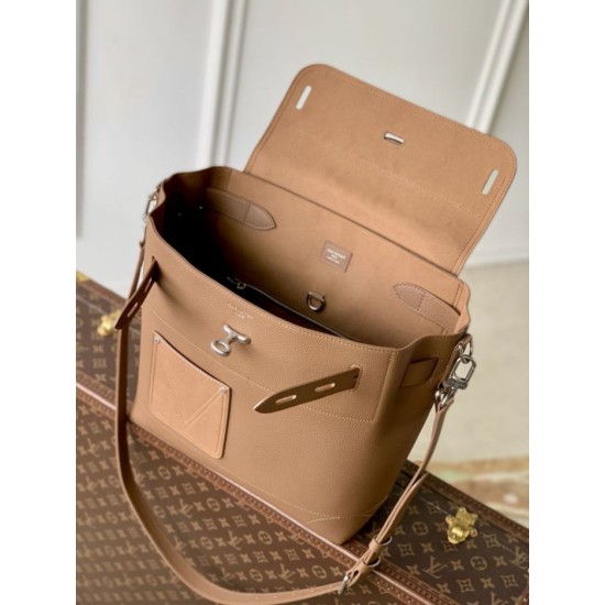 Falso superiore Borsa Louis Vuitton Steamer 30 vitello LV Touch M26758 Marrone  Imitazioni Outlet