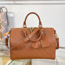 Falso superiore Borsa Louis Vuitton Speedy Soft 30 M28662 marrone Imitazioni Outlet