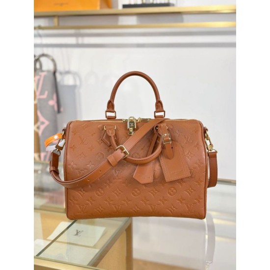 Falso superiore Borsa Louis Vuitton Speedy Soft 30 M28662 marrone Imitazioni Outlet