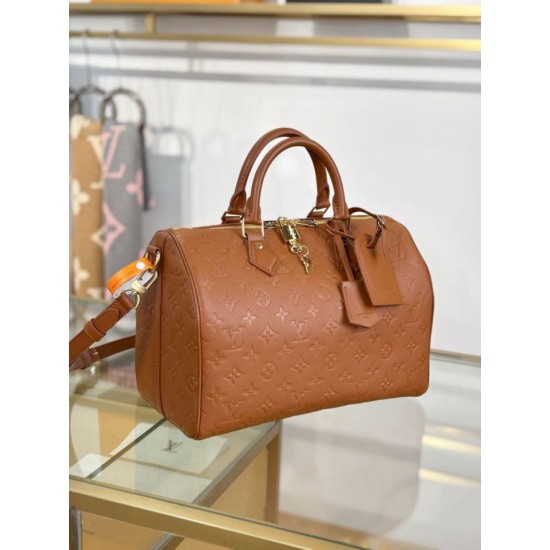 Falso superiore Borsa Louis Vuitton Speedy Soft 30 M28662 marrone Imitazioni Outlet