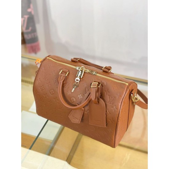 Falso superiore Borsa Louis Vuitton Speedy Soft 30 M28662 marrone Imitazioni Outlet