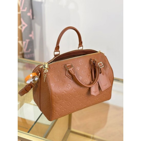 Falso superiore Borsa Louis Vuitton Speedy Soft 30 M28662 marrone Imitazioni Outlet