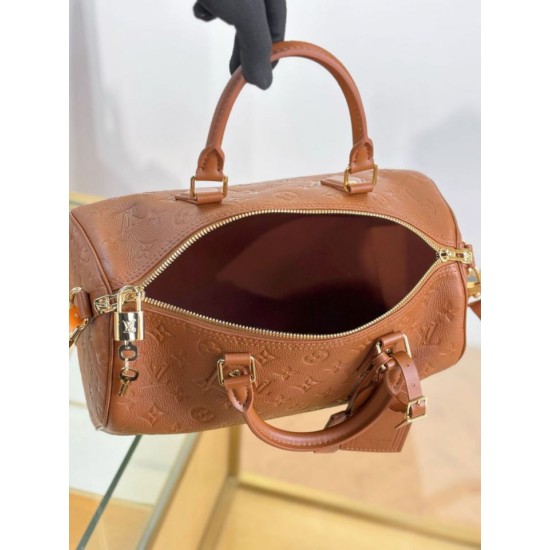 Falso superiore Borsa Louis Vuitton Speedy Soft 30 M28662 marrone Imitazioni Outlet