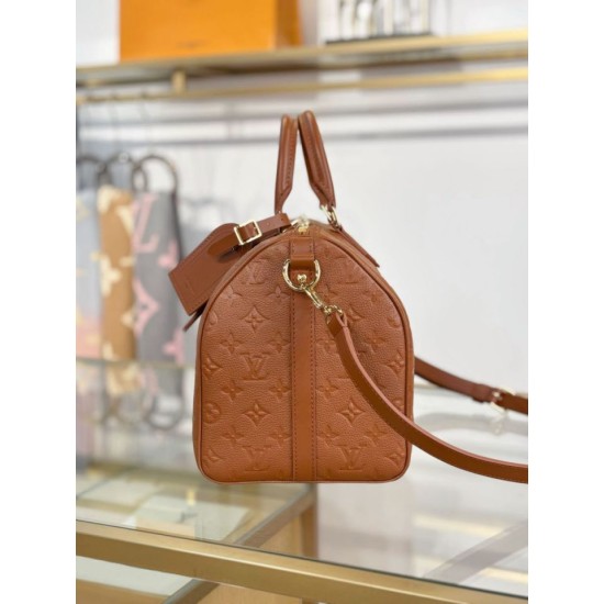 Falso superiore Borsa Louis Vuitton Speedy Soft 30 M28662 marrone Imitazioni Outlet