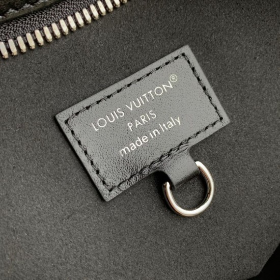 Premium Replica Borsa da viaggio LV Carry All M15175 Nero False Online Falso superiore Borsa da viaggio LV Carry All M15175 Nero Imitazioni Outlet