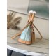 Falso superiore Borsa Louis Vuitton Alma BB M27526 Monogram Origine Bleu Courrier Imitazioni Outlet