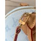 Falso superiore Borsa Louis Vuitton Alma BB M27526 Monogram Origine Bleu Courrier Imitazioni Outlet