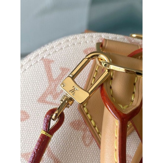 Falso superiore Borsa Louis Vuitton Alma BB M27525 Monogram Origine Courrier Imitazioni Outlet