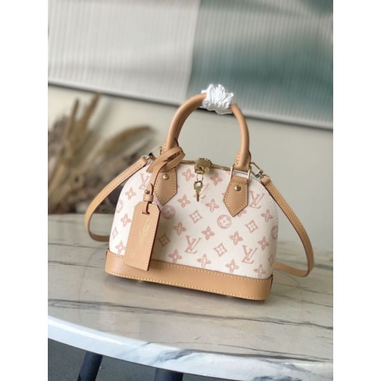Falso superiore Borsa Louis Vuitton Alma BB M27525 Monogram Origine Courrier Imitazioni Outlet