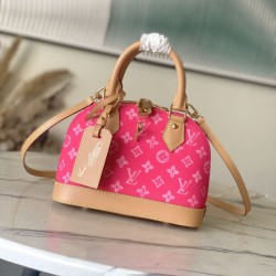 Falso superiore Borsa Louis Vuitton Alma BB M28272 Monogram Origine Courrier Imitazioni Outlet
